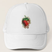 Aardbei Trucker Hoed Pet (Voorkant)