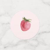 Aardbei twee lief verjaardagsfeestje Tafel Confett Confetti (Kleine voorkant)