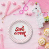 Aardbei Twee lieve verjaardagspapier Borden Papieren Bordje (Feest)