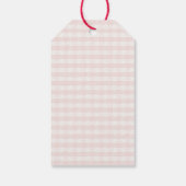 Aardbei Twee Zoete Meisje 2e Verjaardag Cadeaulabel (Achterkant)