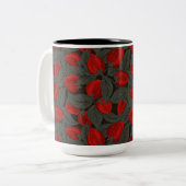 Aardbei  tweekleurige koffiemok (Voorkant links)