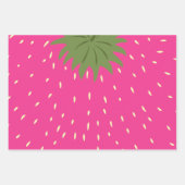 Aardbei uit fruit inpakpapier vel (Voorkant 3)