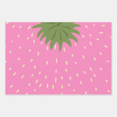 Aardbei uit fruit inpakpapier vel (Voorkant 3)