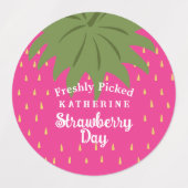 Aardbei uit fruit labels (Design 2)