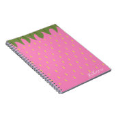 Aardbei uit fruit notitieboek (Rechterzijde)