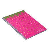 Aardbei uit fruit notitieboek (Rechterzijde)