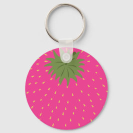 Aardbei uit fruit sleutelhanger