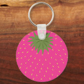 Aardbei uit fruit sleutelhanger (Voorkant)