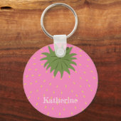 Aardbei uit fruit sleutelhanger (Achterkant)