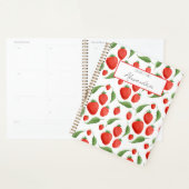 Aardbei Veld Patroon Spiraal Planner (Display)