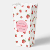 Aardbei Verjaardag Berry Sweet Bedankdoosjes (Achterkant)