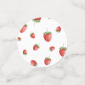 Aardbei Verjaardag Berry Sweet Confetti (Kleine voorkant)
