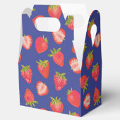 Aardbei verjaardag bruiloft bedankdoosjes (Geopend)