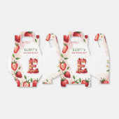 Aardbei Verjaardag Favoriet Box Letter E Cake Bedankdoosjes (Uitgevouwen)