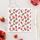 Aardbei Verjaardag Fun Trendy Papier servetten (Insitu)
