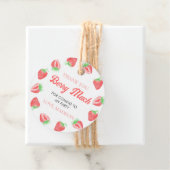 Aardbei Verjaardag Hartelijk dank Bedankjes Labels (In situ)