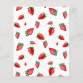 Aardbei Verjaardag Tijd Capsule Note (Achterkant)