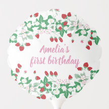 Aardbei Verjaardagsballon