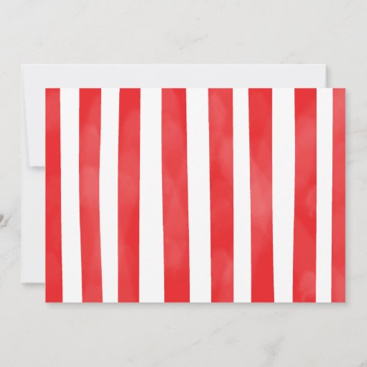 Aardbei verjaardagsfoto uitnodiging (Achterkant)