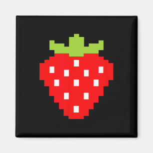 Aardbei Videogame Speler 1 Magneet