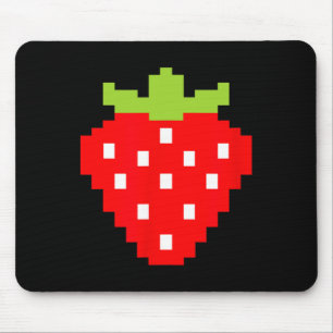 Aardbei Videogame Speler 1 Muismat