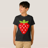 Aardbei Videogame Speler 1 T-shirt (Voorkant volledig)