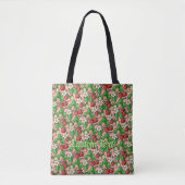 Aardbei Vine Pattern-Canvas tas (Voorkant)