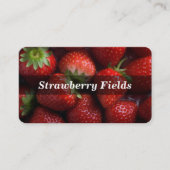 Aardbei Visitekaartje (Voorkant)