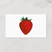 aardbei visitekaartje (Voorkant)
