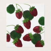 Aardbei Visitekaartje (Binnenkant ongevouwen)