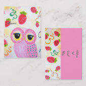 Aardbei Visitekaartje (Voorkant / Achterkant)