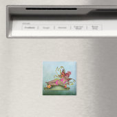 Aardbei vlinder fee magneet (Insitu (Vaatwasser))