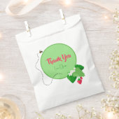 Aardbei voor haar dank u verjaardag gunstzakken bedankzakje (Geknipt)