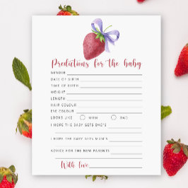 Aardbei - voorspellingen en advies voor de baby