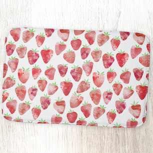 Aardbei-Waterverf Badmat