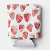 Aardbei-Waterverf Blikjeskoeler (Achterkant)