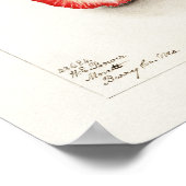 Aardbei  waterverf poster (Hoek)