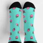 Aardbei Waterverf Schattigee Lente Zomer Naam Sokken (Top)
