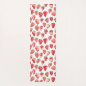 Aardbei-Waterverf Yogamat (Achterkant)