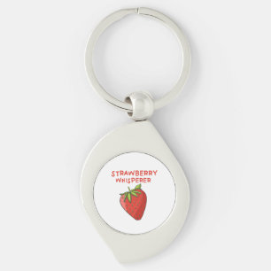 Aardbei Whisperer Sleutelhanger
