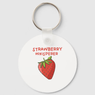 Aardbei Whisperer Sleutelhanger