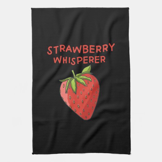 Aardbei Whisperer Theedoek (Verticaal)