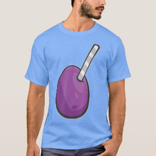 Aardbei woordspelingen Zomer Fruit Grappig Vegan V T-shirt