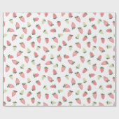 Aardbei worp cadeaupapier (Vlak)