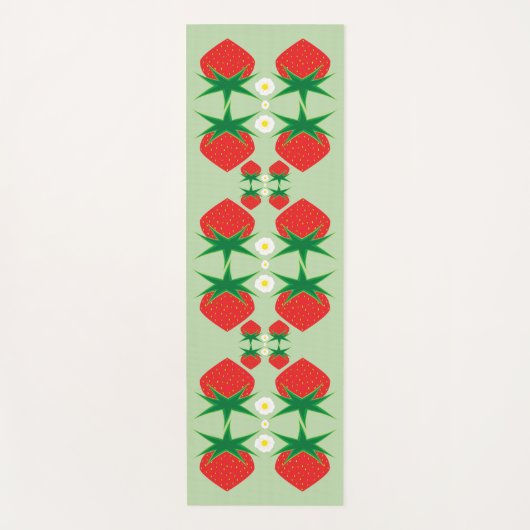 aardbei Yoga Mat (Voorkant)