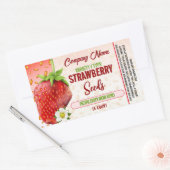 Aardbei Zaad Label (Envelop)