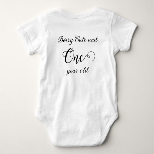 Aardbei zoet besje romper (Achterkant)