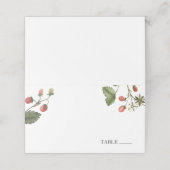 Aardbei Zoete Aardbei Naam Plaatskaarten Plaatskaartje (Buitenkant ongevouwen)