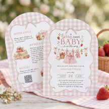 Aardbei Zoete Baby Shower