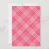 Aardbei zoete baby shower uitnodiging (Achterkant)